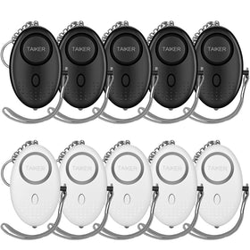 Taiker front view of alarm pack showing compact design and colors for quick identification