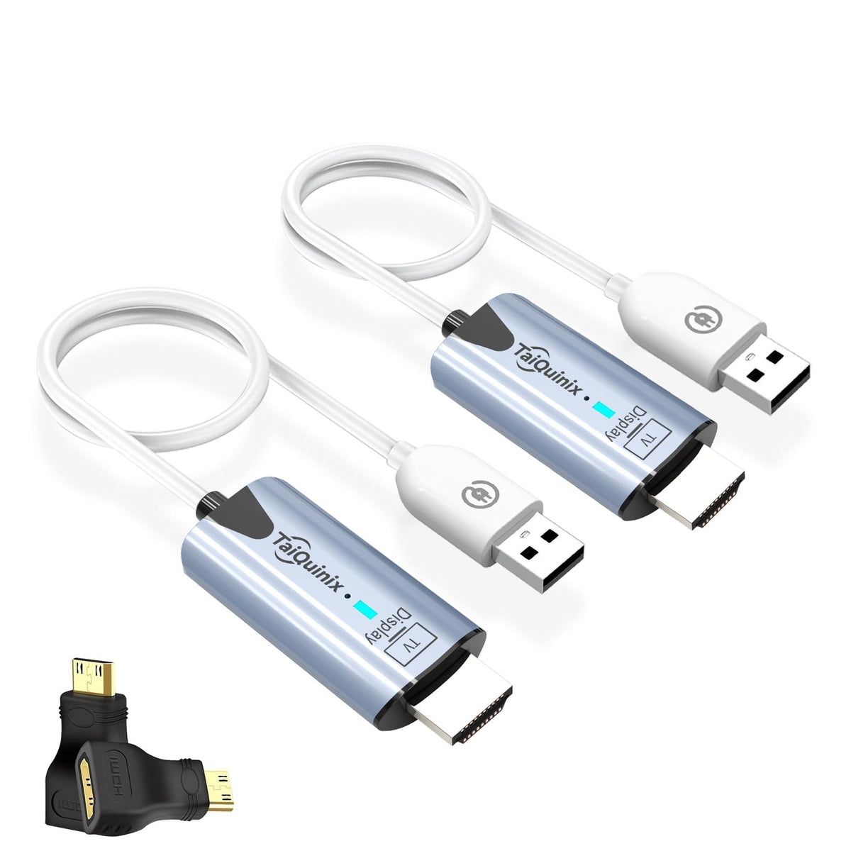 Taiquinix front packaging showing kit components and benefit of plug-and-play