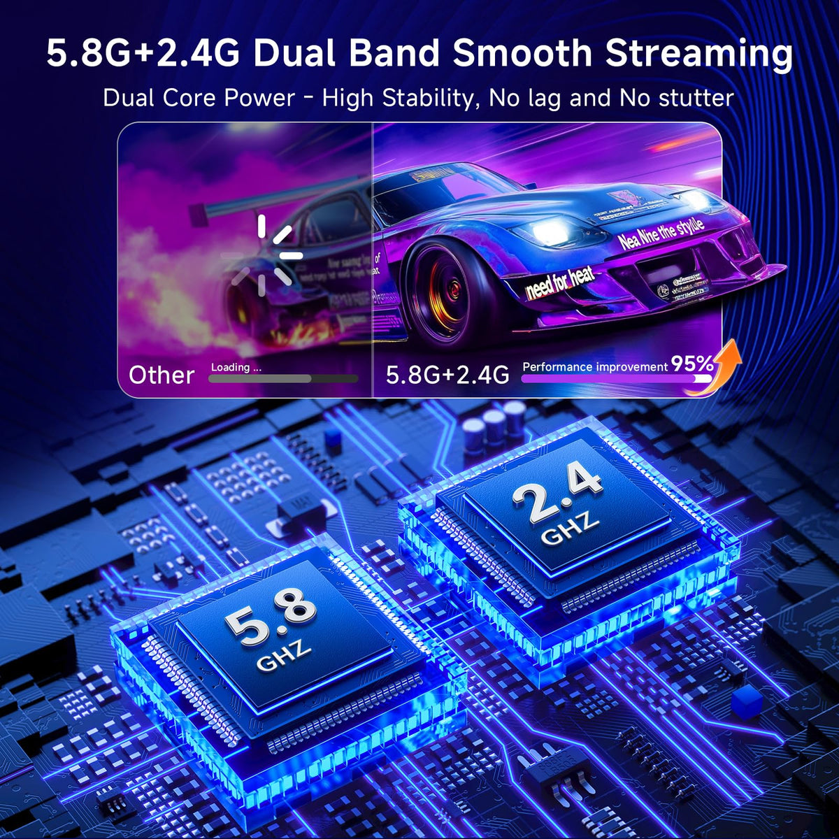 Taiquinix tip: use a wall charger for optimal HD transmission results.