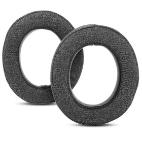 TaiZiChangQin earpads installed on Corsair HS70 for improved comfort