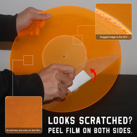 TAKMORK protective film keeps the mat dust-free before use.