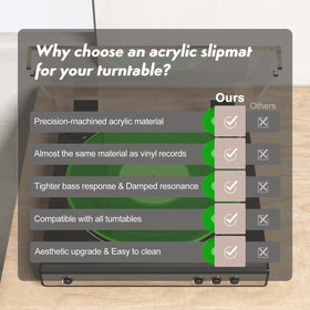 TAKMORK Damped-resonance design — potential for tighter bass and quieter playback.