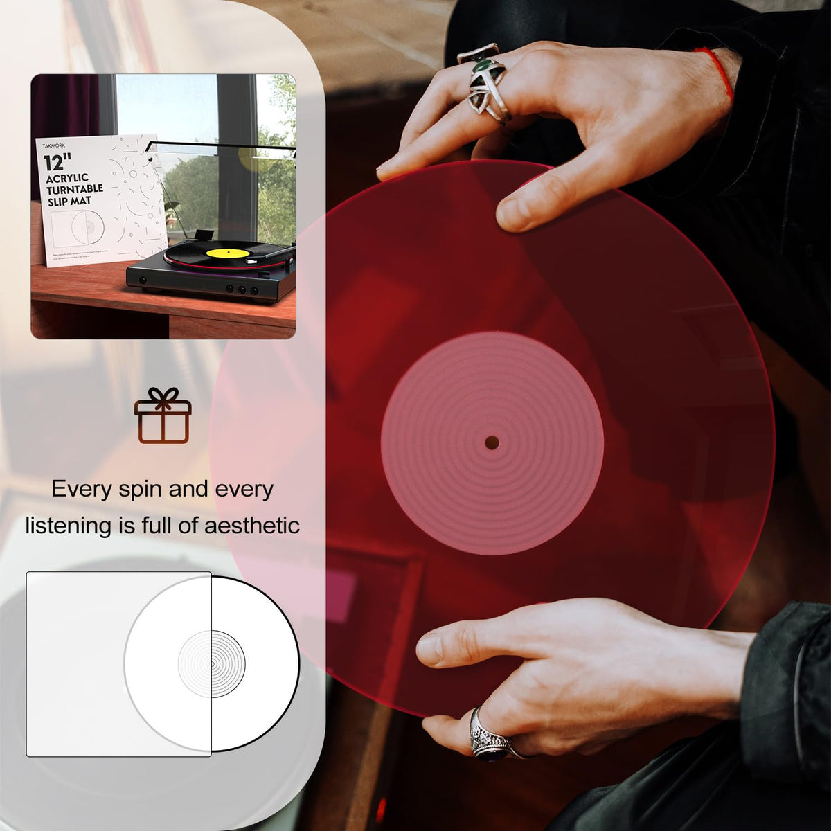 TAKMORK slipmat delivers fuller, punchier sound in real listening sessions.