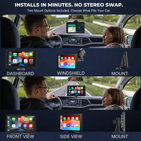 TAKTORA dashboard mounted lifestyle shot demonstrating improved ergonomics