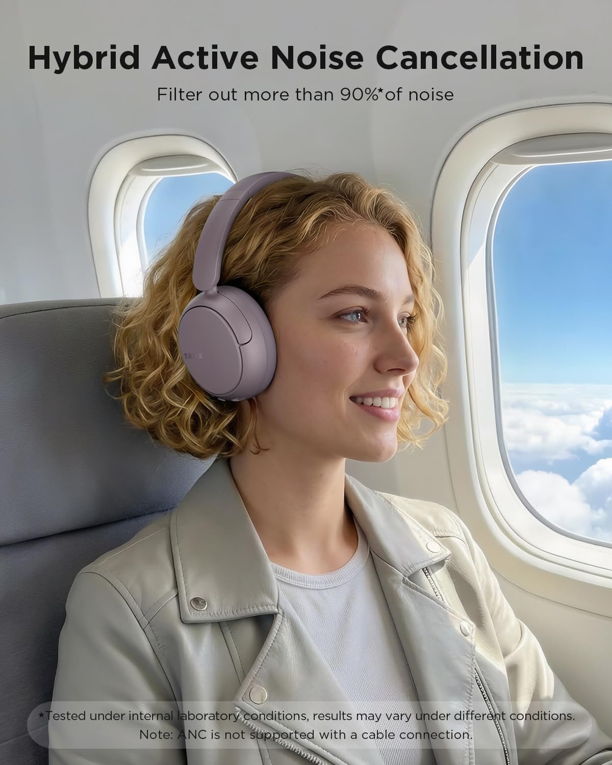 TALIX H30 earcup close-up with memory foam for long-lasting comfort