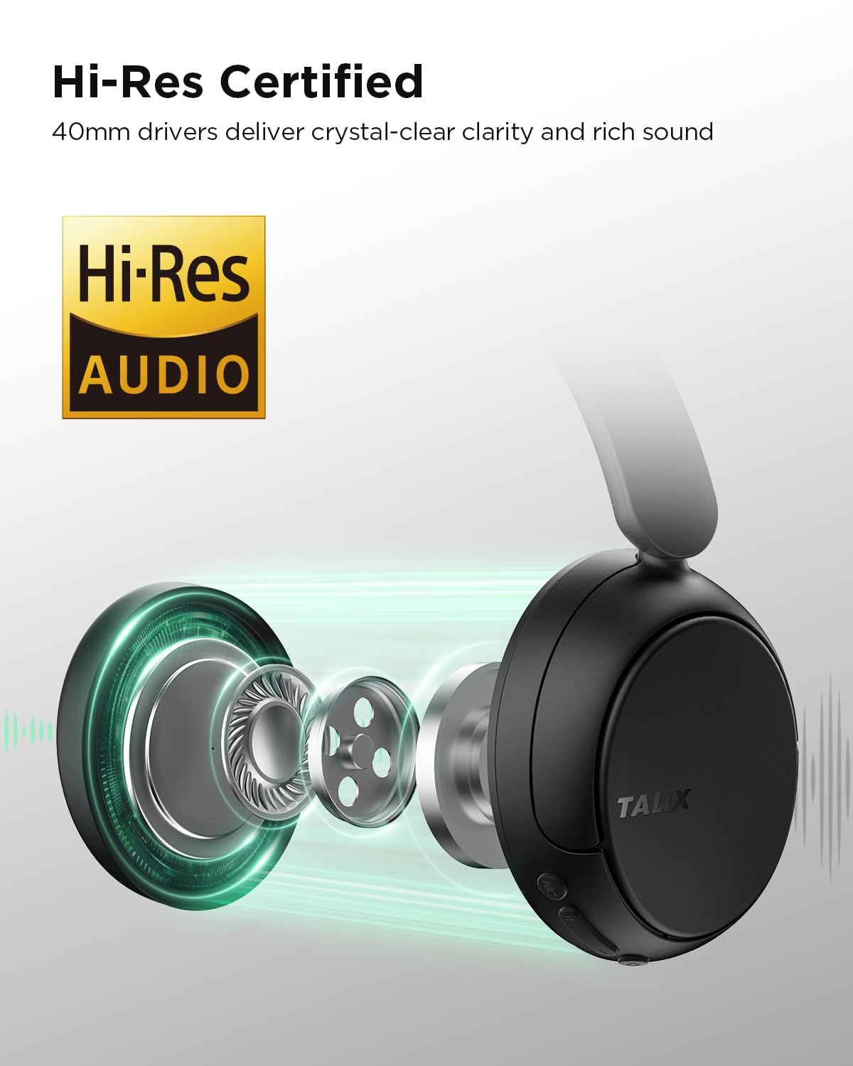 TALIX H30 worn by commuter demonstrating noise cancellation benefit in transit