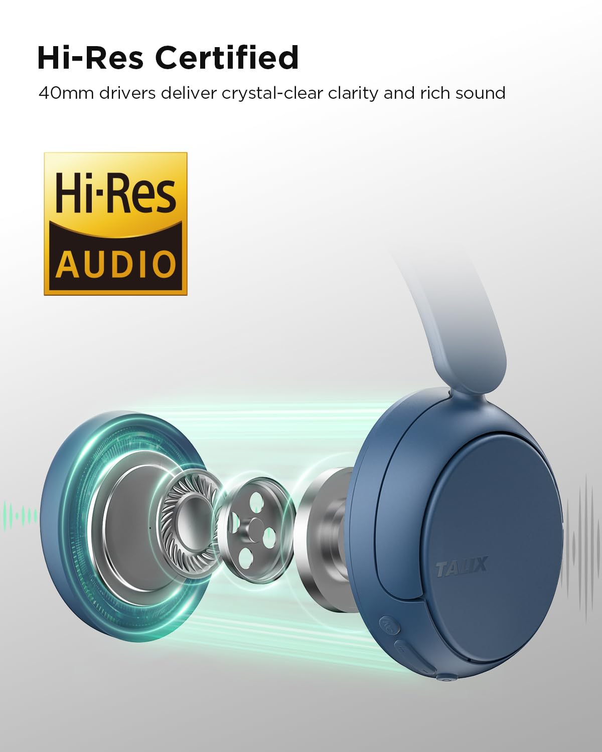 TALIX H30 connected via USB cable for wired audio, ensuring playback without battery drain