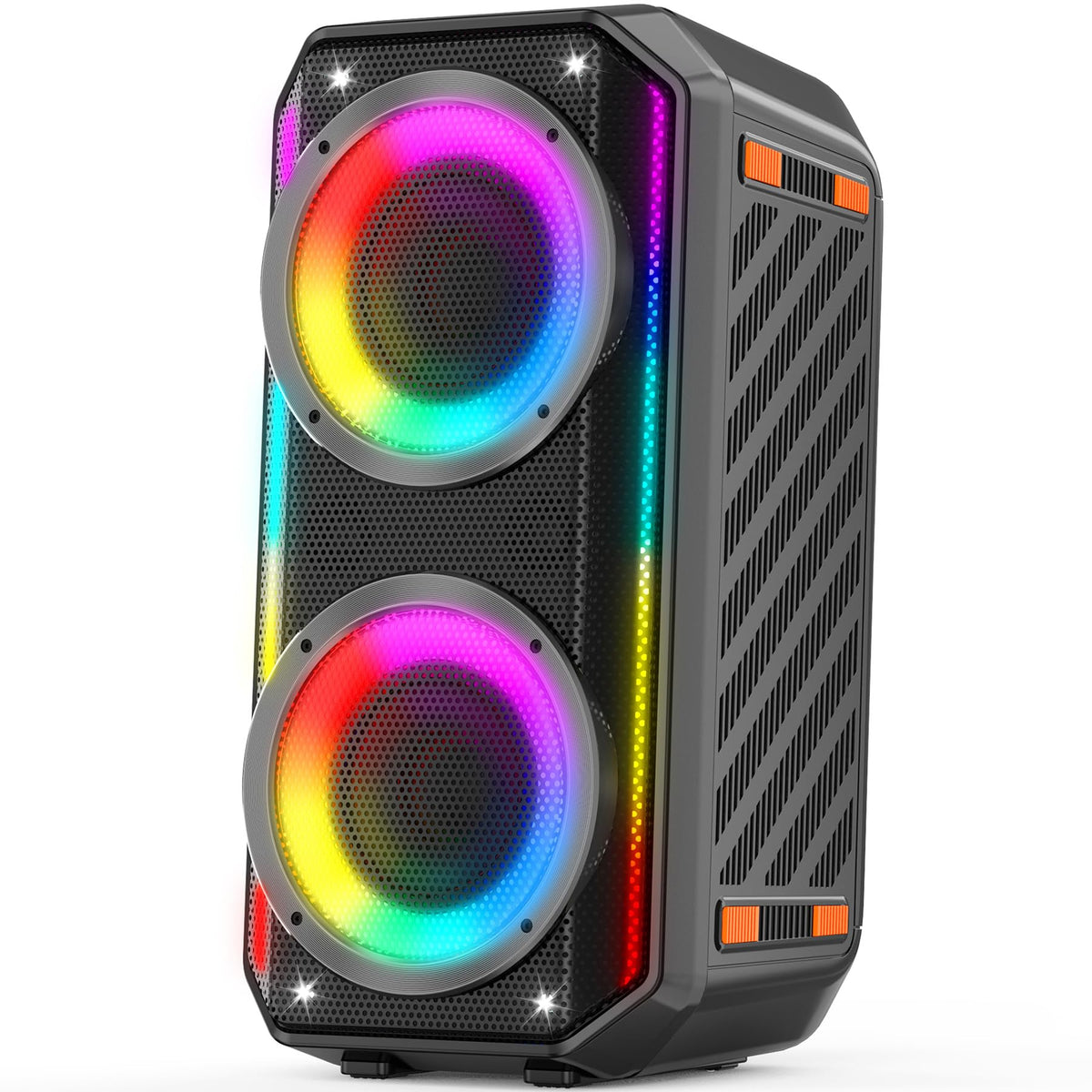 TAMPROAD Q66 front view ideal for outdoor parties with powerful sound.
