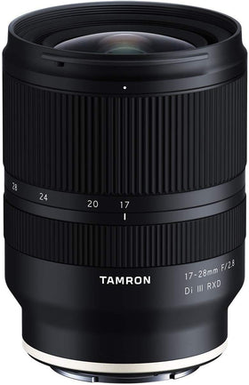 Tamron 17-28mm f/2.8 Di III RXD wide-angle zoom for Sony, sharp corners and bright edges
