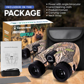 Tanaview fully multi-coated lenses offer sharper images and better weather resistance.
