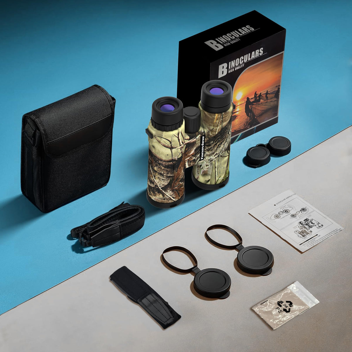 Tanaview lightweight design fits hands for extended observation.