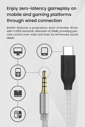 TANCHJIM Bunny USB-C port for easy wired device connections