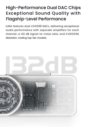 TANCHJIM Luna 3.5mm output jack closeup for wide headphone compatibility