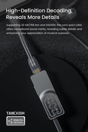 TANCHJIM Luna power-supply architecture closeup highlights ultra-low-noise design