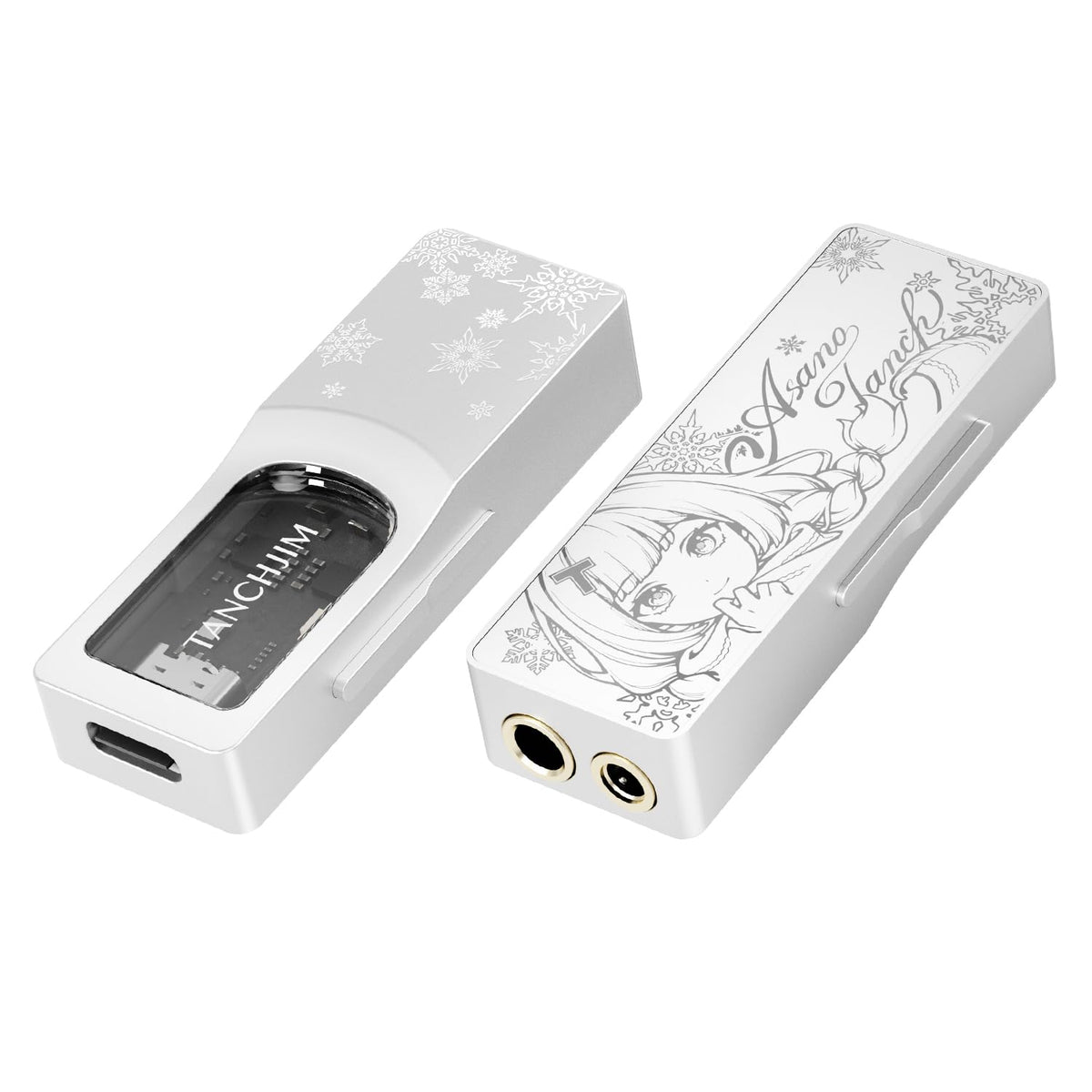 TANCHJIM Space PRO dual DAC setup highlights clean left-right channel separation for immersive audio.