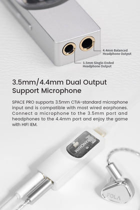 TANCHJIM Space PRO independent amplifiers reduce channel interference for clean output.