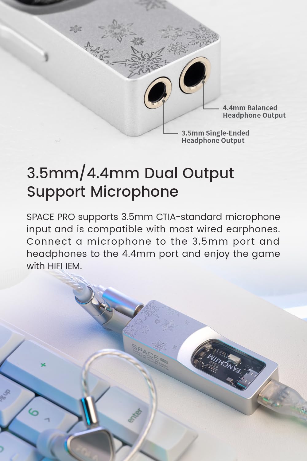 TANCHJIM Space PRO independent amplifiers emphasize balanced amplification with reduced crosstalk.
