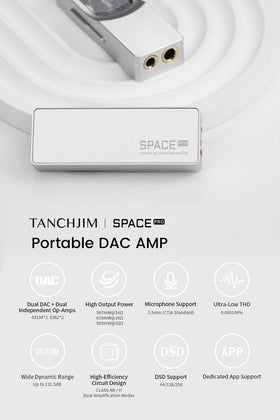 TANCHJIM Space PRO shielded USB cable improves stability.