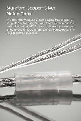 TANCHJIM Zero Ultima copper-silver cable improves transmission speed and reduces tangling risks.