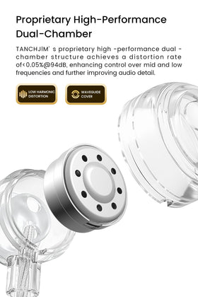 TANCHJIM Zero Ultima gaming sound enhances in-game impacts and environmental cues for action titles.