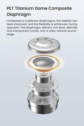 TANCHJIM Zero Ultima microphone assembly highlighting omnidirectional mic for calls