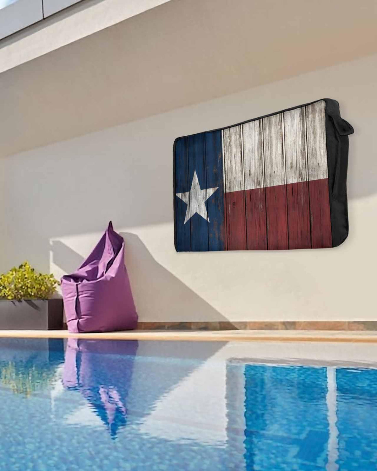 T&H XHome UV protection and rain shielding for outdoor TVs