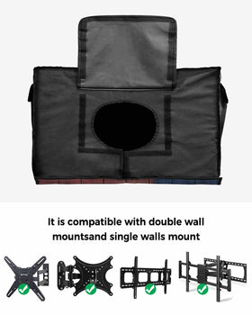 T&H XHome wall-mount compatible cover shown on bracket