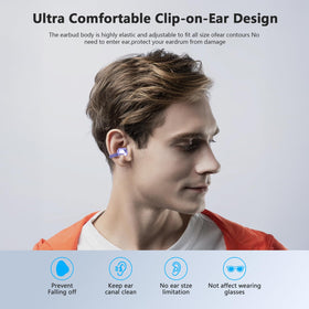 TANFESO IPX7 waterproof sport earphones withstand sweat and rain