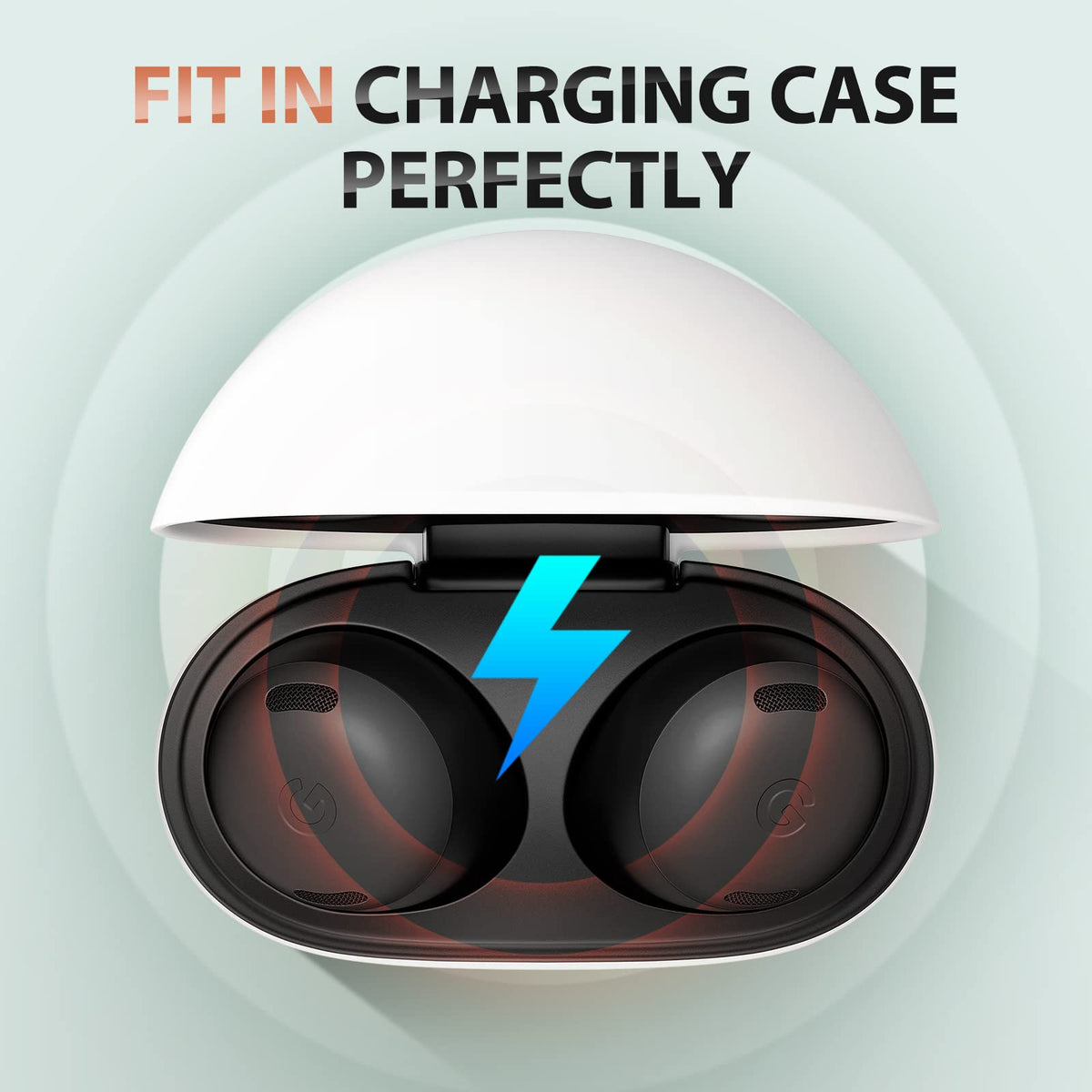 Tang Town memory foam tips compatibility-pixel-buds fit Pixel Buds for easy replacement.