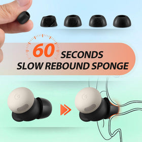 Tang Town silicone-free ear tips reduce irritation and improve comfort.