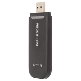 Tangxi USB modem shown in car charger setup for in-vehicle browsing.