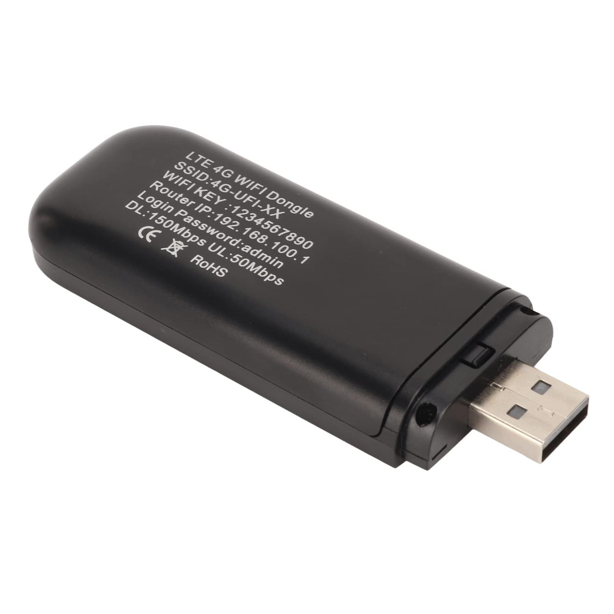 Tangxi USB modem with laptop and tablet enabling shared internet access.