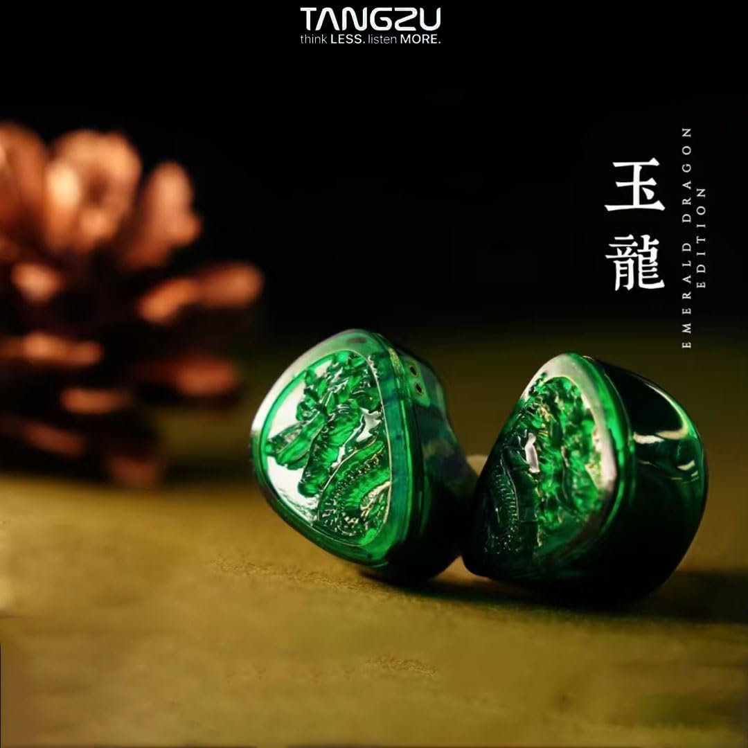 TANGZU Wan'er S.G II Emerald Dragon ergonomic housing for secure, fatigue-free wear.