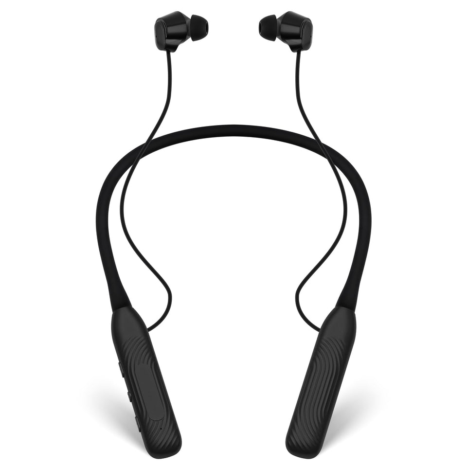 TANKASE neckband front view showing sleek profile and comfortable fit