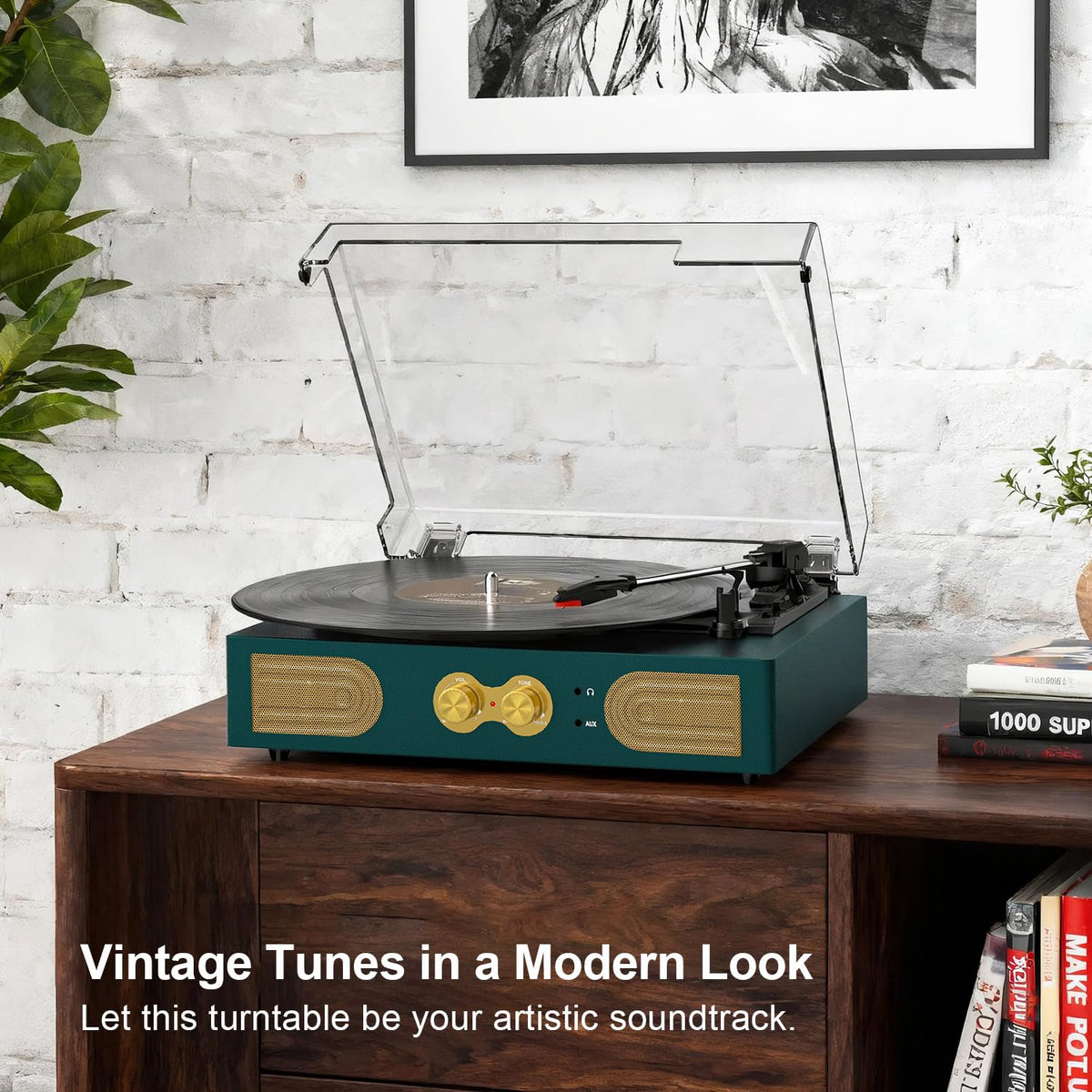 TANLANIN adjustable bass and treble let you tailor the sound.