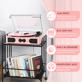 TANLANIN aux and RCA outputs enable versatile speaker setups.