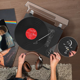 TANLANIN built-in stereo speakers facing front for convenient standalone listening