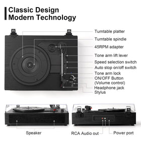 TANLANIN tonearm and cartridge close-up showing precise tracking for clearer sound