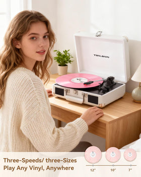 TANLANIN open turntable with platter and tonearm demonstrating smooth playback
