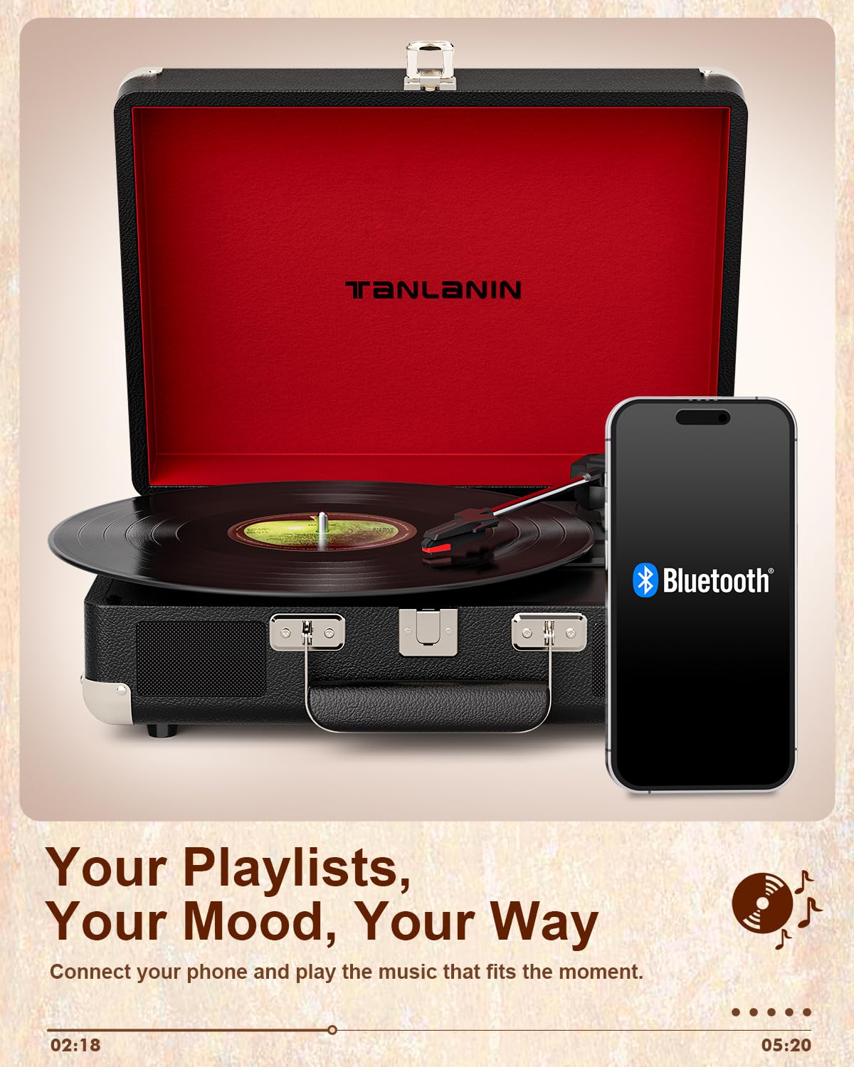TANLANIN compact portable design doubles as decor and gift