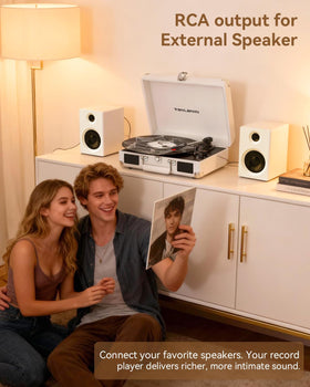 TANLANIN playing a 45rpm record showing reliable three-speed support