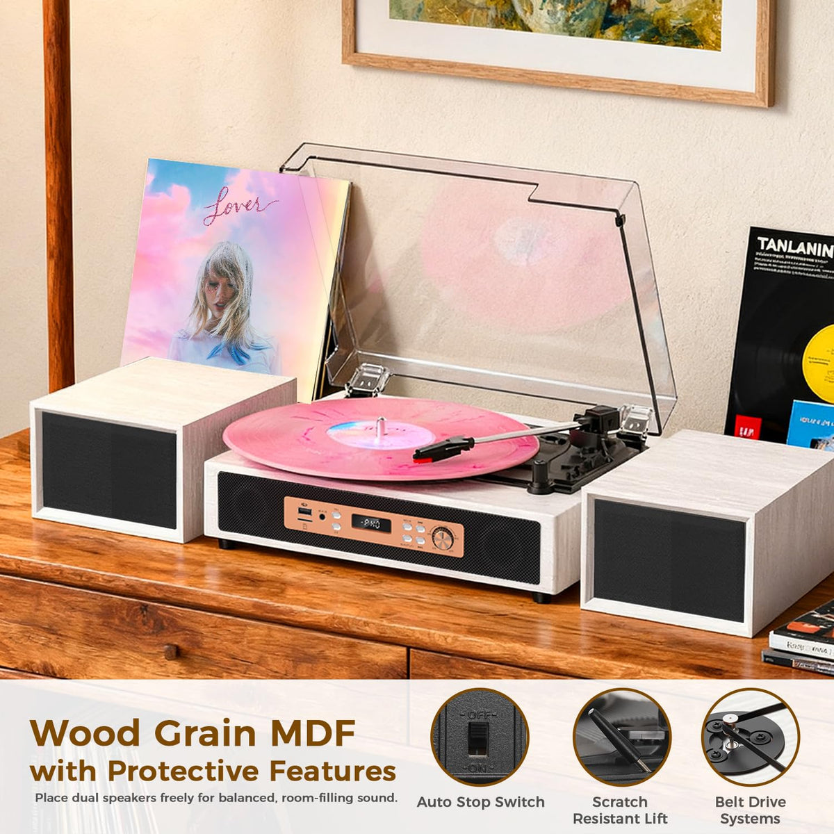 Tanlanin six-speaker system delivers balanced highs and bass