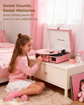 TANLANIN built-in speakers and PU leather texture showing clear sound and stylish finish benefit