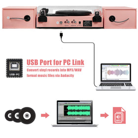 Tanlanin USB for PC recording to preserve your vinyl memories.