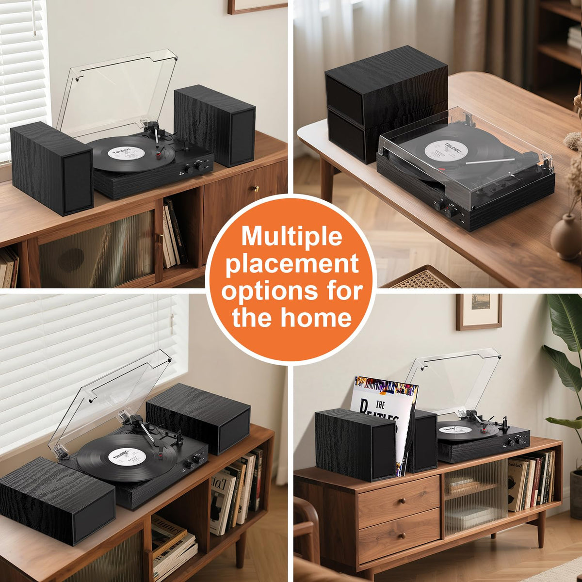 TANLANIN Bluetooth streaming demonstrates wireless music from phone to turntable