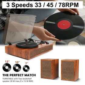 TANLANIN auto-stop feature protects records and needle at the end.
