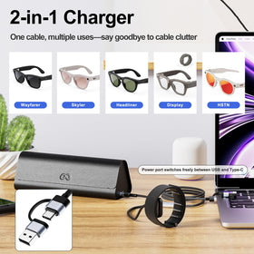 TanReginal magnetic head enables effortless alignment-free charging for Ray-Ban Display glasses