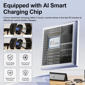 TanReginal charging head delivers stable 5V/0.5A and a full charge in about two hours