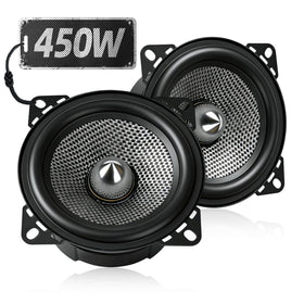 TANVSO front view of 4-inch Bullet Silver Series speakers showing clean design and easy upgrade benefit