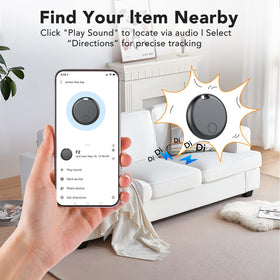 Taobosec Air Tracker Tag on bicycle helps track it during rides.